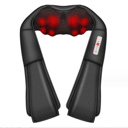 Electric Neck & Shoulder Massage Shawl Heated 8-Heads Back Pounding Massager